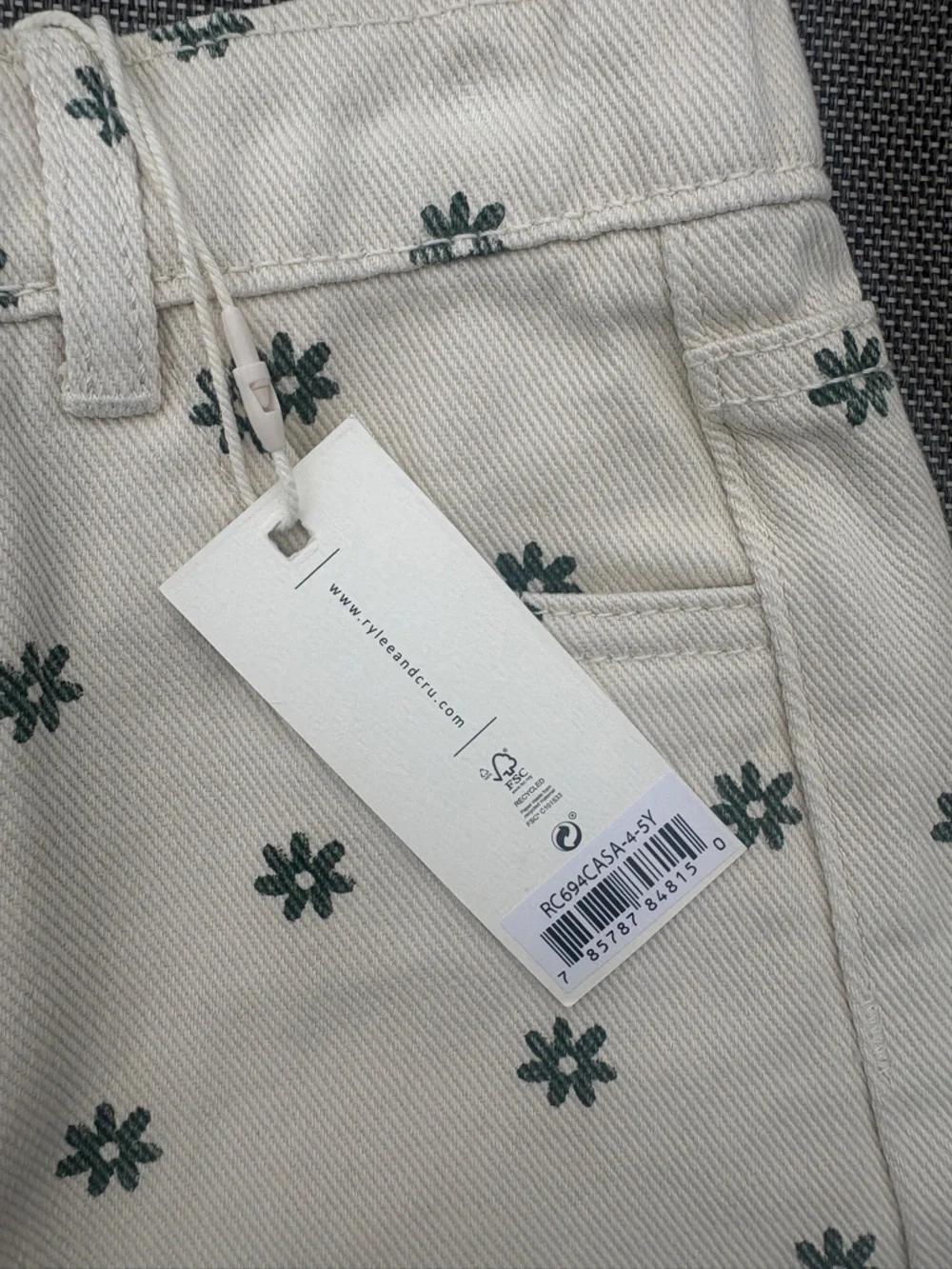 Rylee + Cru cream jeans
